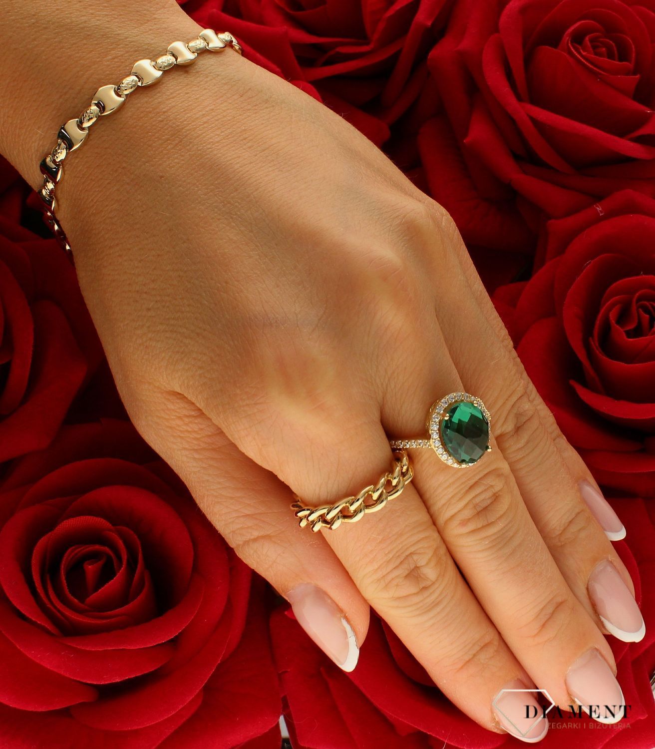 Złota bransoletka damska 375 klasyczna BR 4046 375. Złota bransoletka damska. Damska bransoletka złota próby 375. Bransoletka złota idealna na prezent dla kobiety..jpg